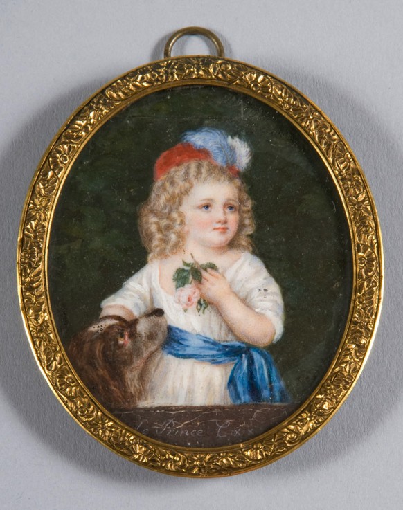 Portrait of Louis-Charles, Prince Royal of France (1785-1795) od Unbekannter Künstler