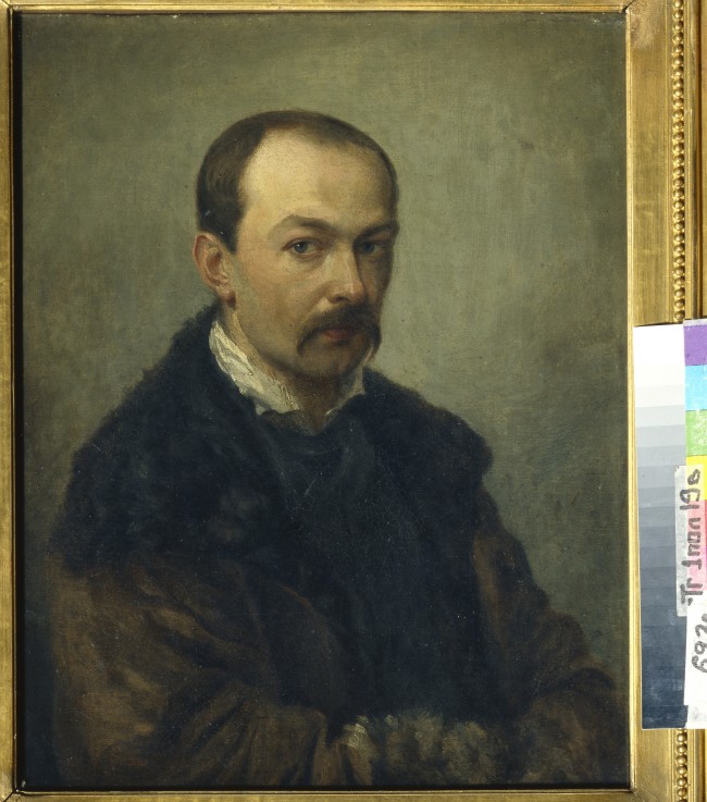 Portrait of the painter Pavel Andreyevich Fedotov (1815-1852) od Unbekannter Künstler
