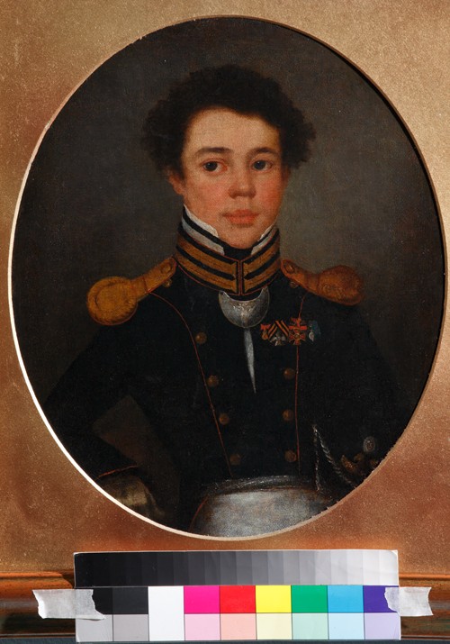 Portrait of Mikhail Ivanovich Ozerov (1792-1867) od Unbekannter Künstler