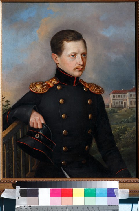 Portrait of Nikolai Semyonovich Korsakov (1819-1889) od Unbekannter Künstler