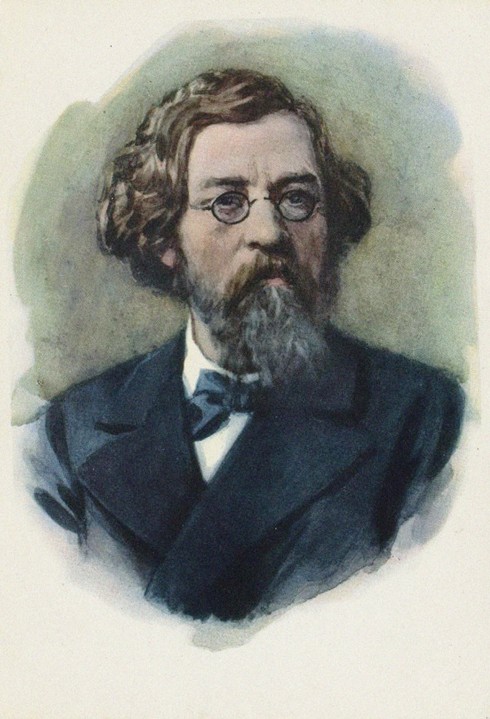 Portrait of Nikolay Chernyshevsky (1828-1889) od Unbekannter Künstler
