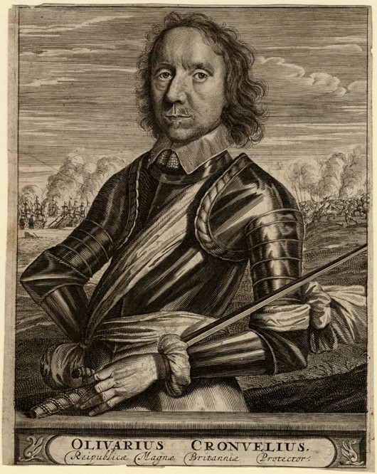 Portrait of Oliver Cromwell od Unbekannter Künstler
