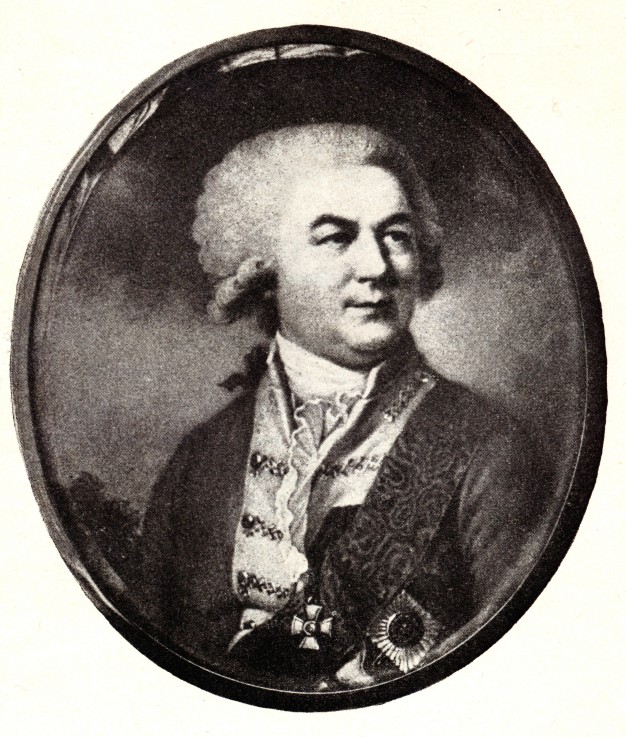Portrait of Count Pyotr Zavadovsky (1739–1812) od Unbekannter Künstler