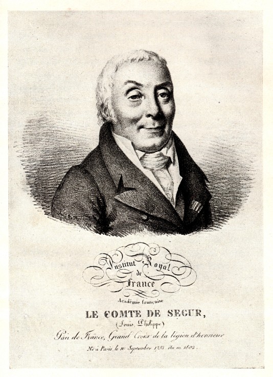 Portrait of Philippe Henri, marquis de Ségur (1724-1801) od Unbekannter Künstler