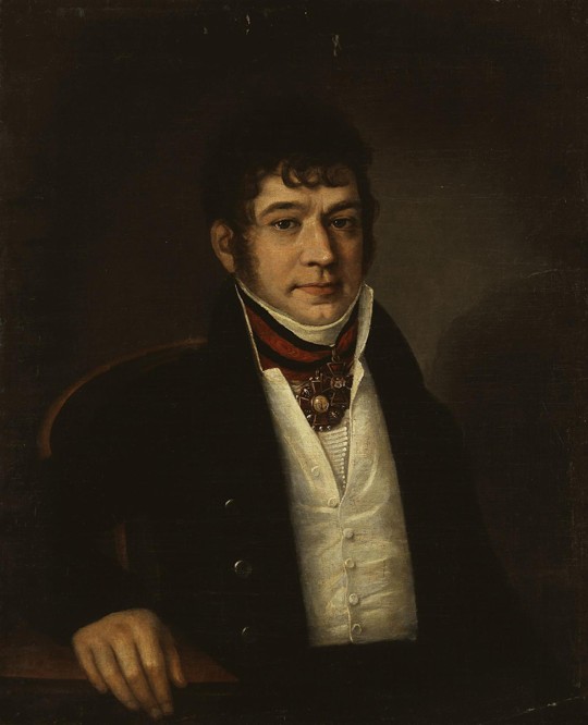Portrait of Platon Bogdanovich Ogarev (1777-1838) od Unbekannter Künstler