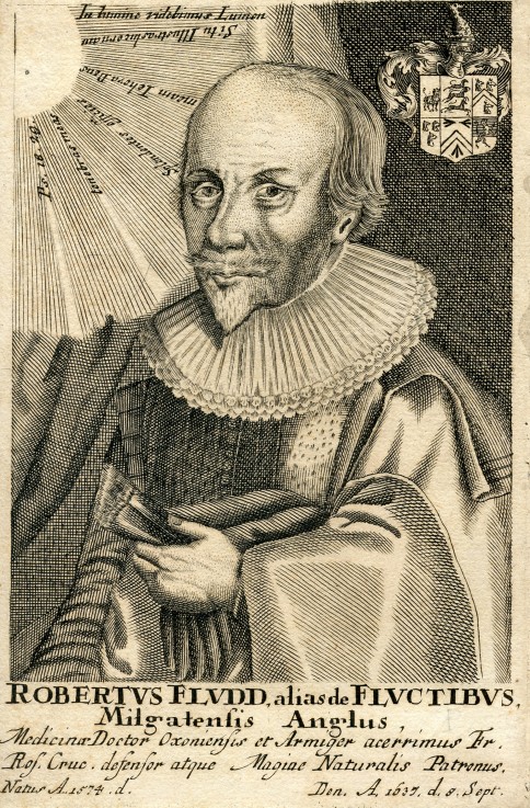 Portrait of Robert Fludd (1574-1637) od Unbekannter Künstler