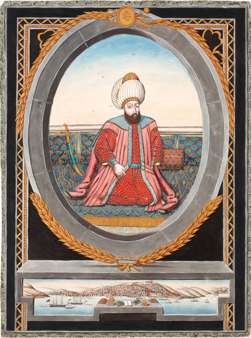 Portrait of Sultan Murad II (1404-1451) od Unbekannter Künstler