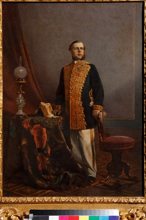 Portrait of Vasily Yuryevich Poznansky (1828-1900) od Unbekannter Künstler