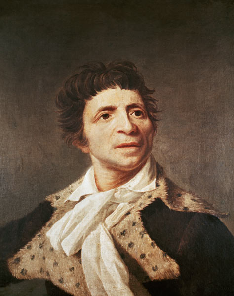Portrait of Jean-Paul Marat (1743-1793). After Joseph Boze od Unbekannter Künstler