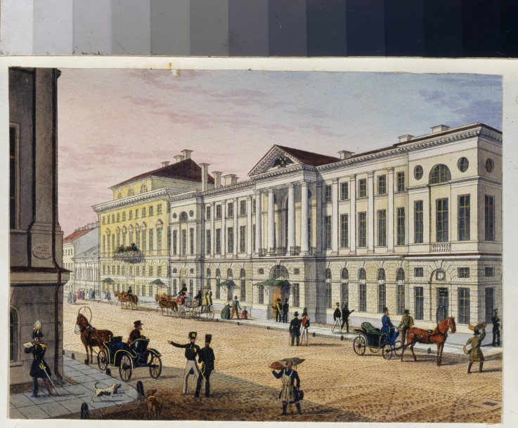 Post Hotel in Saint Petersburg (Album of Marie Taglioni) od Unbekannter Künstler