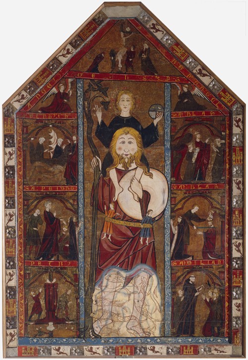 Retable of Saint Christopher od Unbekannter Künstler