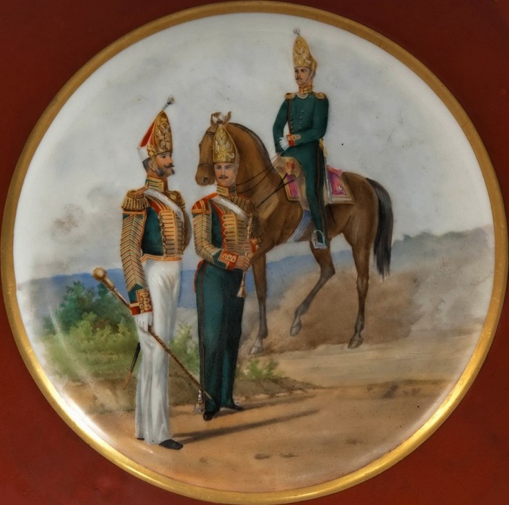 Russian Grenadiers (Plate) od Unbekannter Künstler