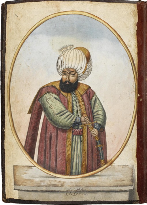 The Sultan Osman I od Unbekannter Künstler