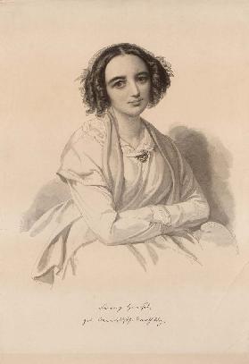 Portrait of Fanny Hensel née Mendelssohn (1805-1847)
