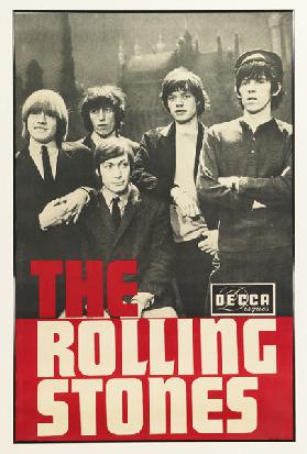 The Rolling Stones. Poster for the Paris Olympia