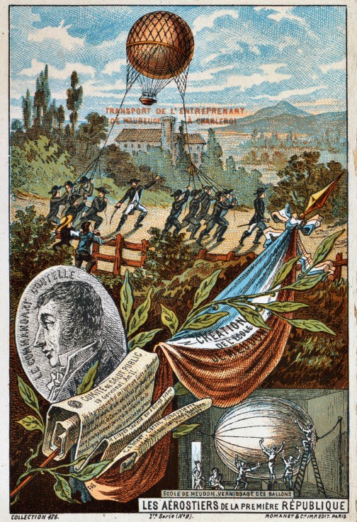 Transport of the "Entreprenant" from Mauberge to Charleroi, 1794 (From the Series "The Dream of Flig od Unbekannter Künstler