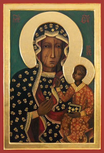 The Black Madonna of Czestochowa (Copy) od Unbekannter Künstler