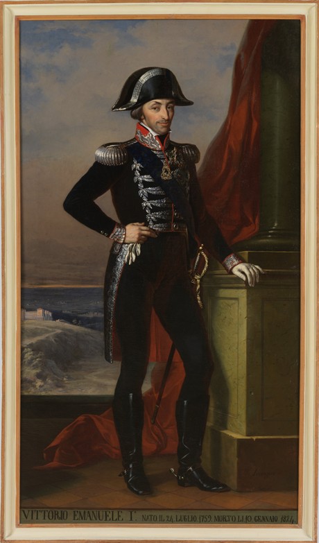 Victor Emmanuel I of Sardinia (1759-1824) od Unbekannter Künstler