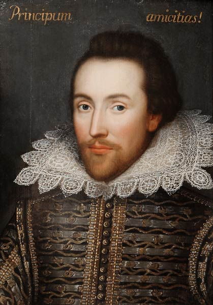 The Cobbe portrait of William Shakespeare (1564-1616) od Unbekannter Künstler