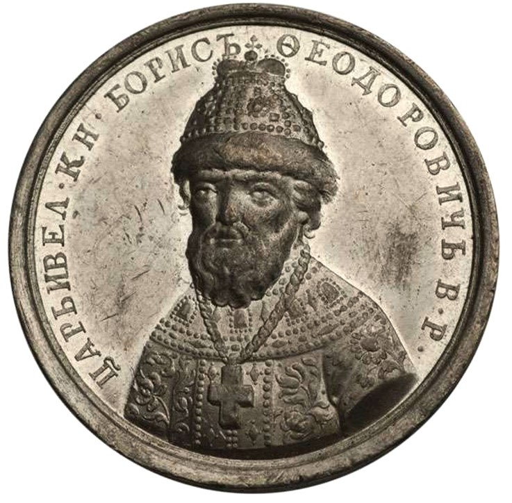 Tsar Boris Fyodorovich Godunov (from the Historical Medal Series) od Unbekannter Künstler
