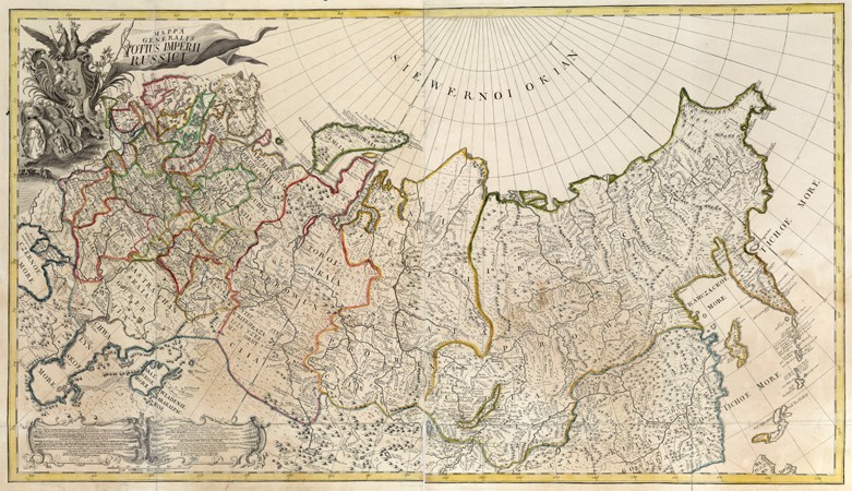First General Map of the Russian Empire od Unbekannter Meister