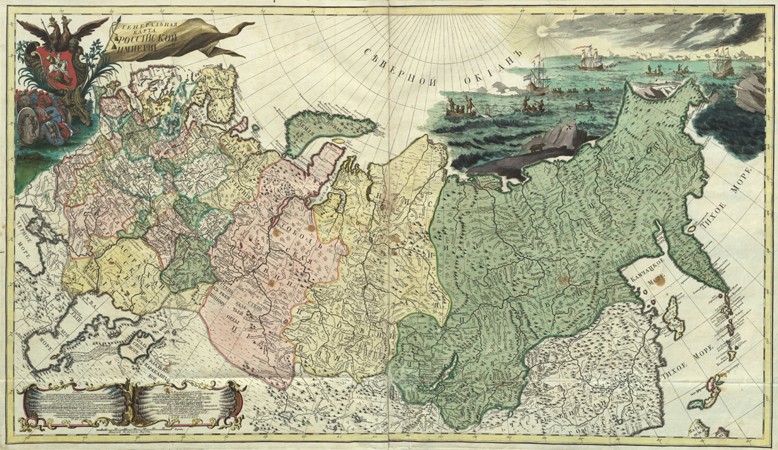 First General Map of the Russian Empire od Unbekannter Meister