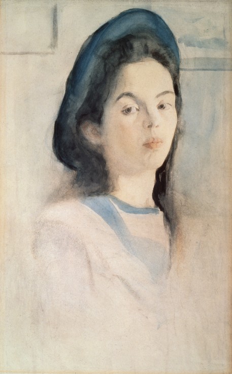 Female portrait od Valentin Alexandrowitsch Serow