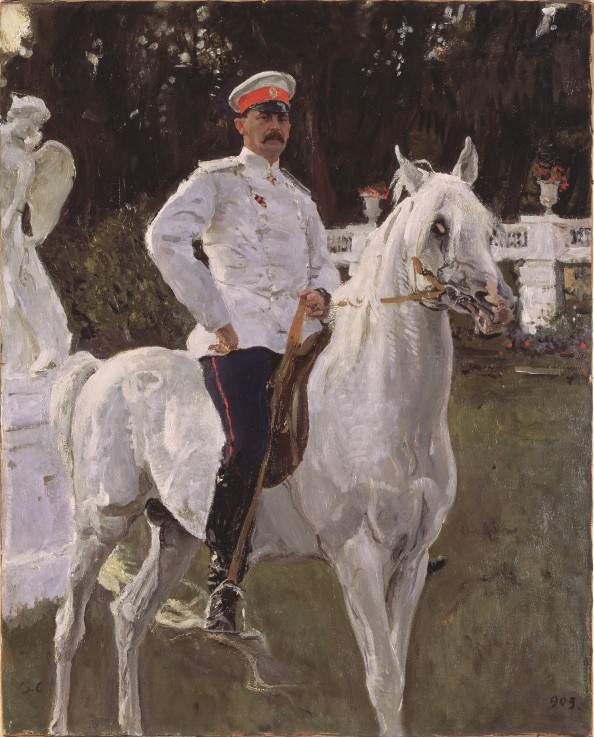 Portrait of Prince Felix Yusupov, Count Sumarokov-Elston (1856-1928) od Valentin Alexandrowitsch Serow