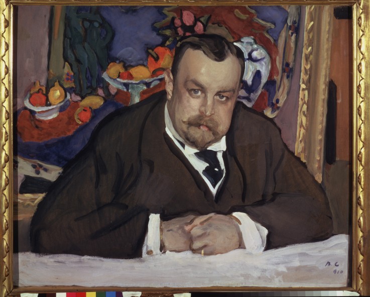 Portrait of the collector Ivan Morosov (1871-1921) od Valentin Alexandrowitsch Serow