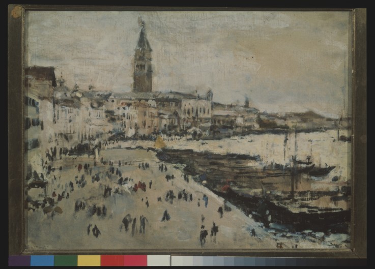 The Schiavoni quay in Venice od Valentin Alexandrowitsch Serow