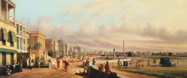 View of Kalkutta. od Valentine Cameron Prinsep