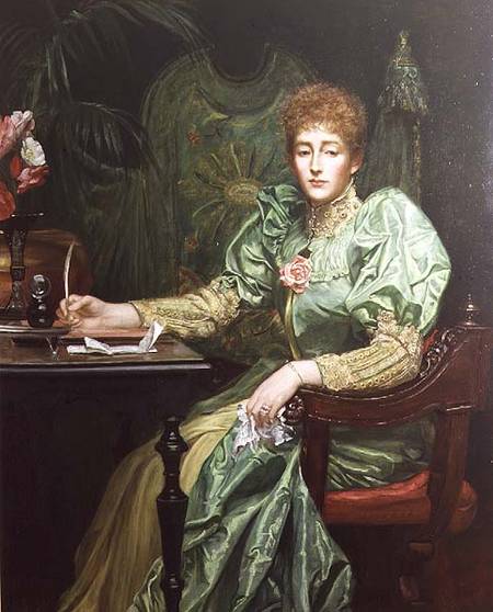 Portrait of Frances, Lady Layland-Barratt od Valentine Cameron Prinsep