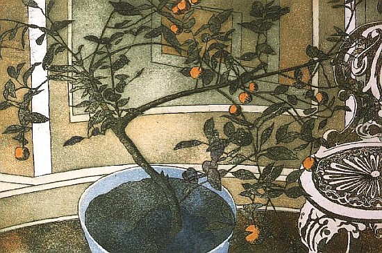 Orange Tree (print)  od Valerie  Daniel