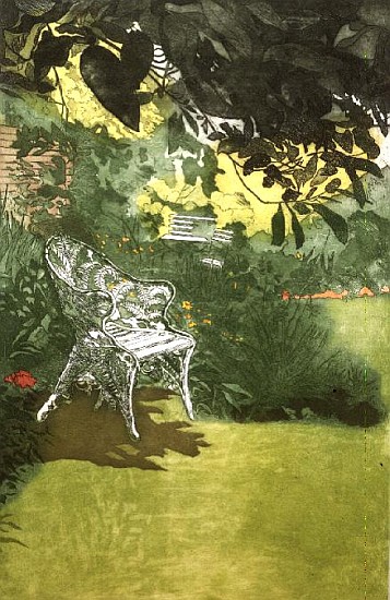 Summer Garden (print)  od Valerie  Daniel