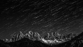 Starfall in the Dolomites