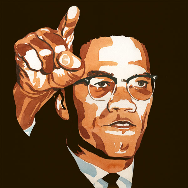Malcolm X od Pavel van Golod