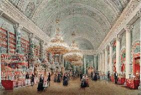Charity Bazaar in the Banquet Chamber of the Yusupov Palace