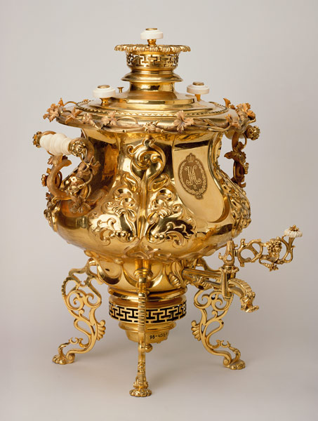 Samovar (copper, gold & ivory) od Vasiliy Batashov