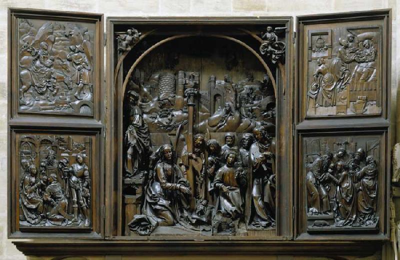 Der Bamberger Altar (Gesamtansicht) od Veit Stoß