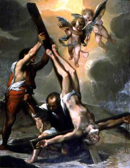 The Crucifixion of Saint Peter od Ventura di Arcangelo Salimbeni