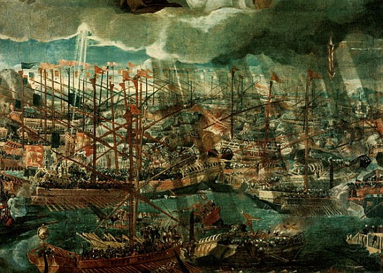 Allegory of the Battle of Lepanto (detail of 60381) od Veronese, Paolo (eigentl. Paolo Caliari)