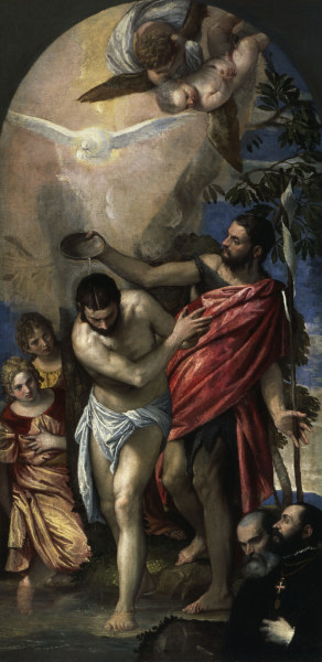 Baptism of Christ / Veronese / c.1561 od Veronese, Paolo (eigentl. Paolo Caliari)