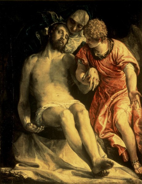P.Veronese / Pieta / 1576-1582 od Veronese, Paolo (eigentl. Paolo Caliari)