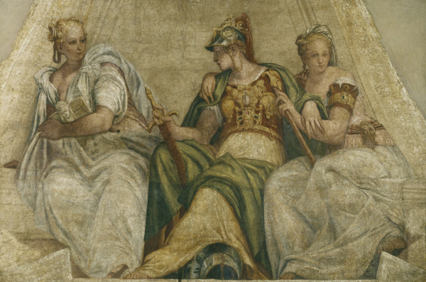 Veronese, Minerva with geometry a.arith. od Veronese, Paolo (eigentl. Paolo Caliari)