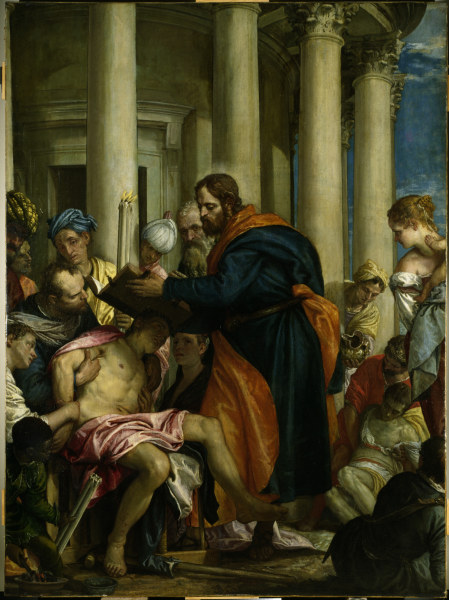 St.Barnabas heals the Sick / Veronese od Veronese, Paolo (eigentl. Paolo Caliari)