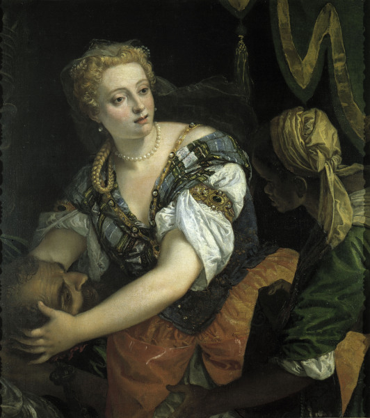 Judith w.Holofernes  Head/Veronese/1570s od Veronese, Paolo (eigentl. Paolo Caliari)