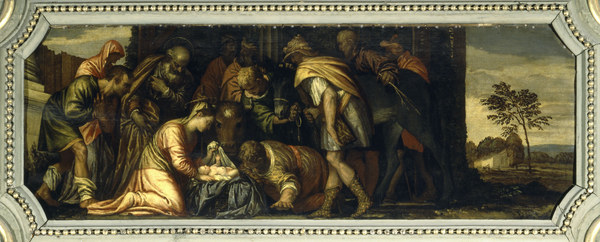 The Nativity / Veronese / 1558 od Veronese, Paolo (eigentl. Paolo Caliari)
