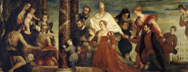 Madonna & Cuccina Family /Veronese/ 1571 od Veronese, Paolo (eigentl. Paolo Caliari)