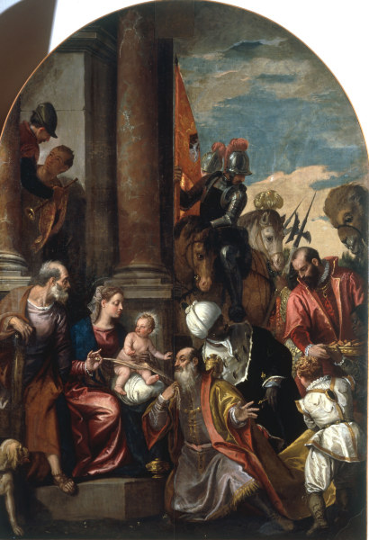 P.Veronese / Adoration of the Kings /Ptg od Veronese, Paolo (eigentl. Paolo Caliari)