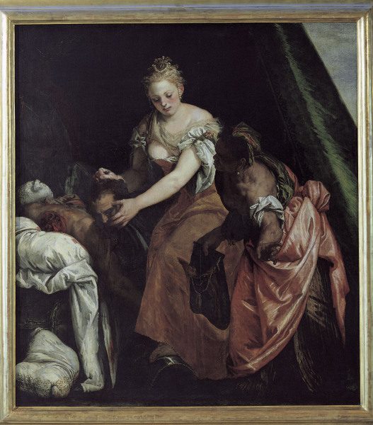 Veronese / Judith and Holofernes /c.1580 od Veronese, Paolo (eigentl. Paolo Caliari)